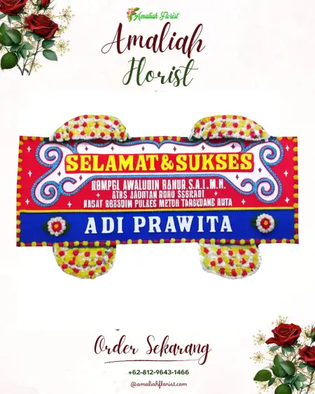 Papan Bunga Ucapan Selamat Tegalmulyo